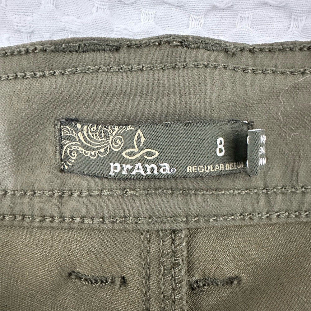 prAna Halle Pant Women’s Green Hiking Outdoor Pants Size 8 Regular - Picture 3 of 4